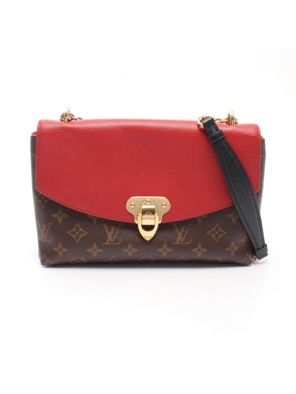 Louis Vuitton Shoulder Bag Saint Placide Cerise Leather